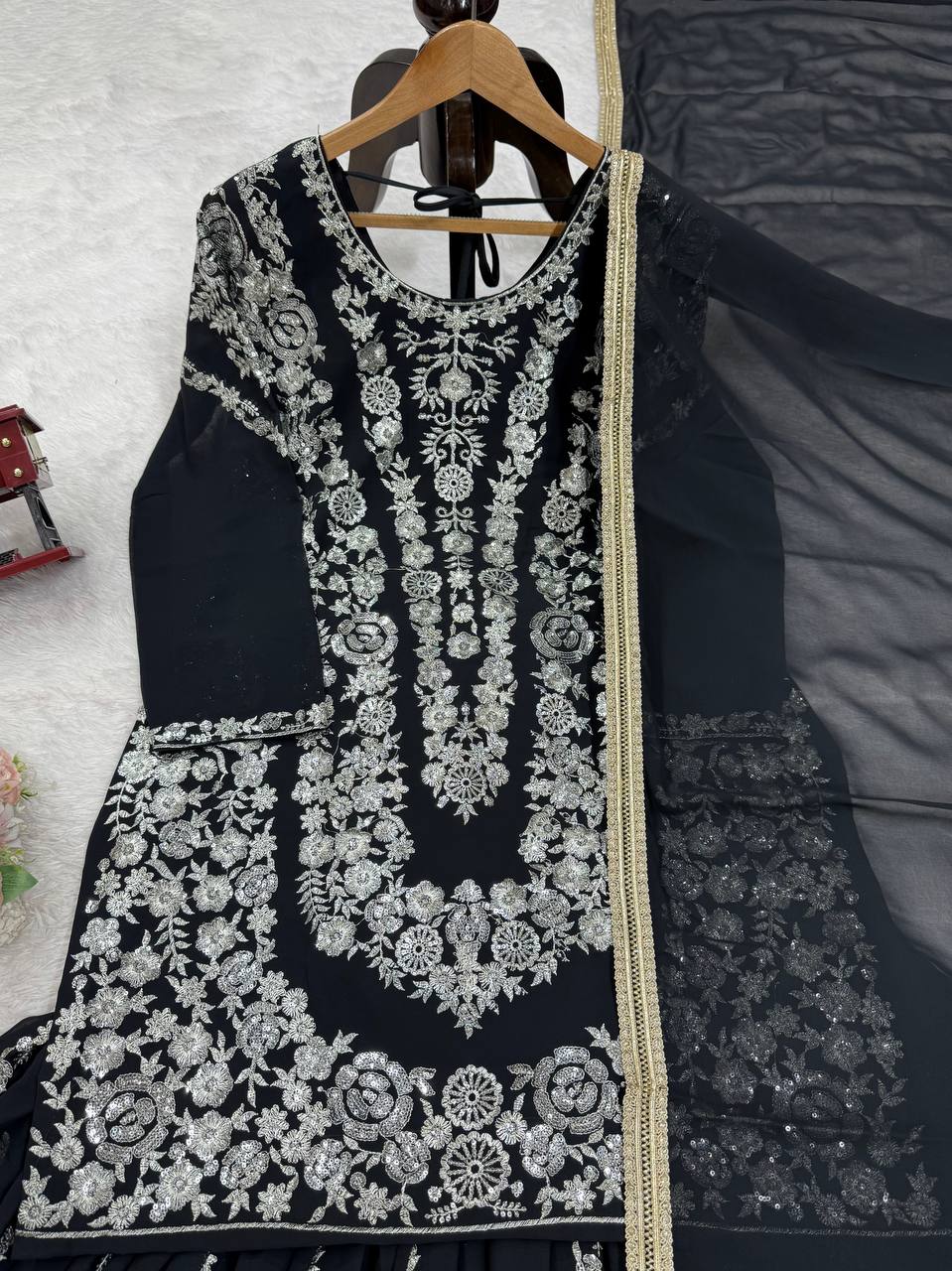 Traditional Vibes Sharara Suit with Dupatta