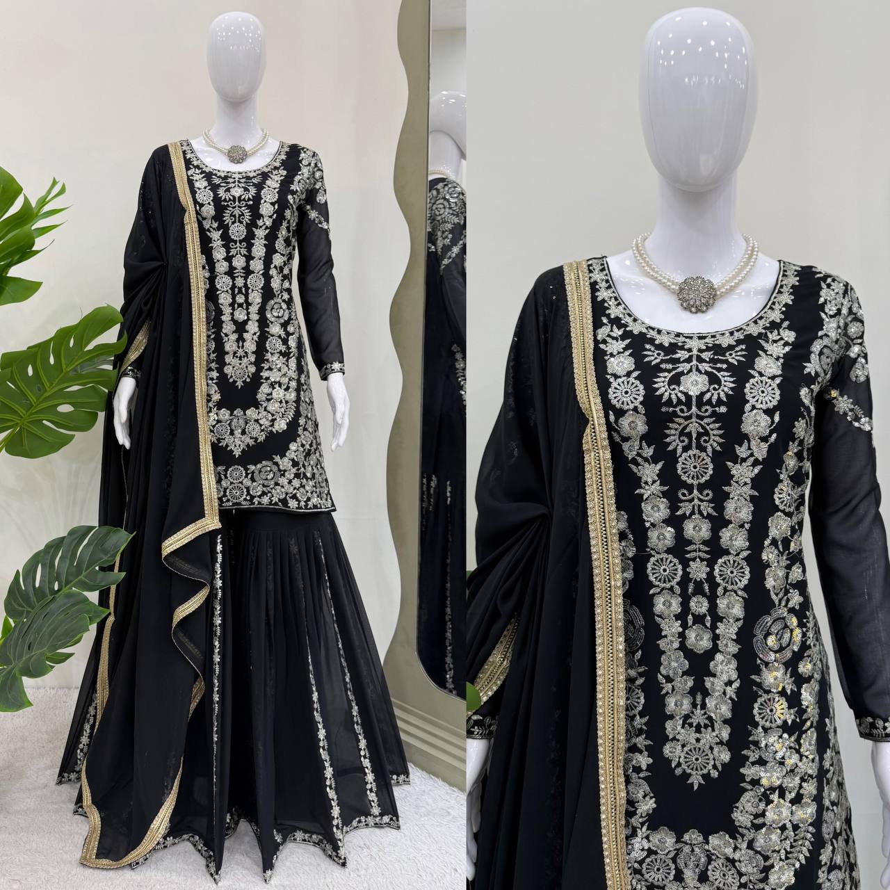 Traditional Vibes Sharara Suit with Dupatta