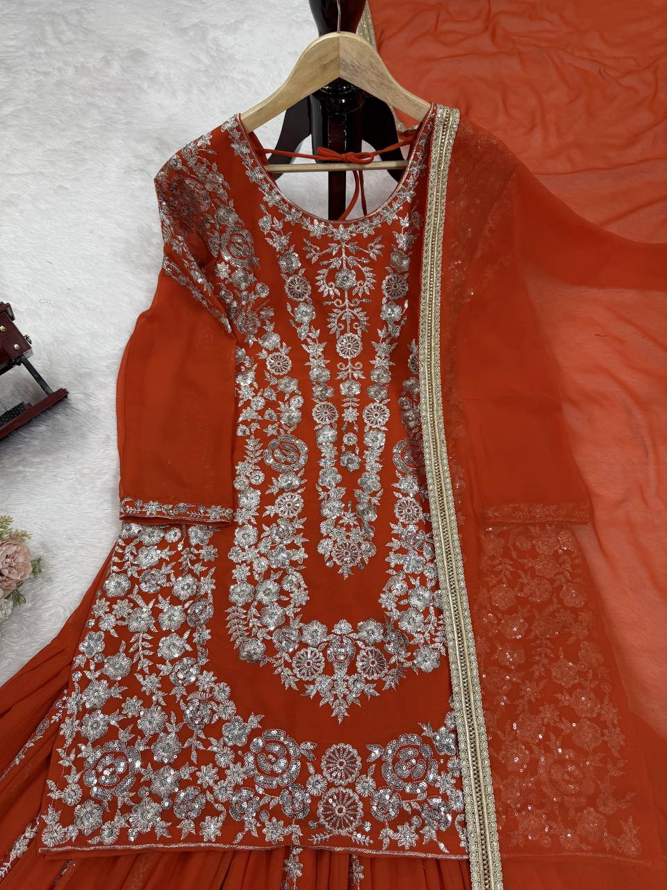 Traditional Vibes Sharara Suit with Dupatta