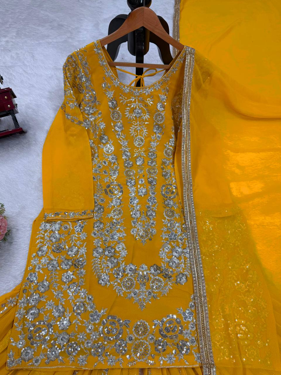 Traditional Vibes Sharara Suit with Dupatta