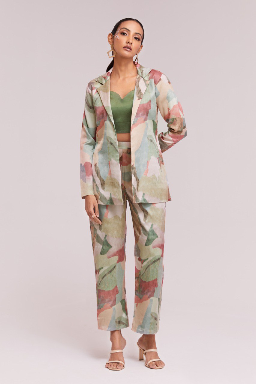 Digital Print Co-Ord Set Fully Stiched