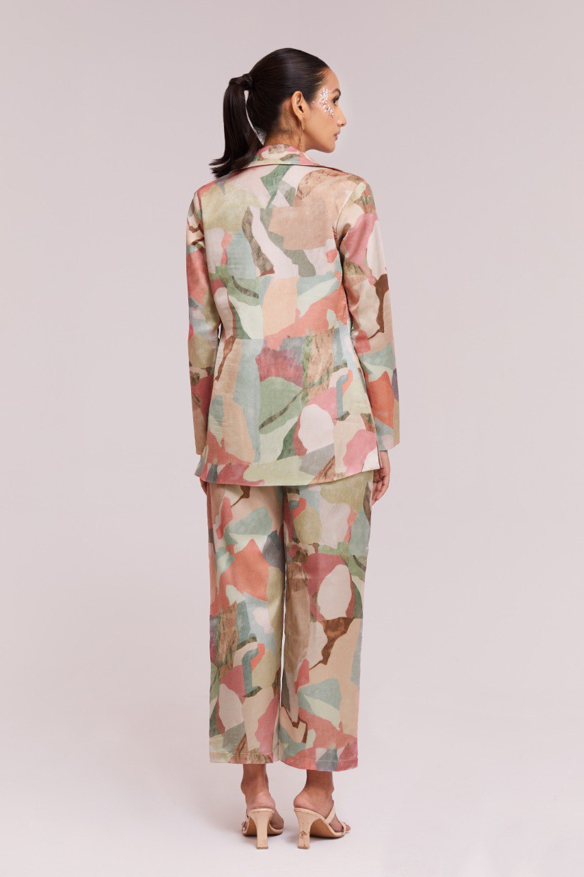 Digital Print Co-Ord Set Fully Stiched