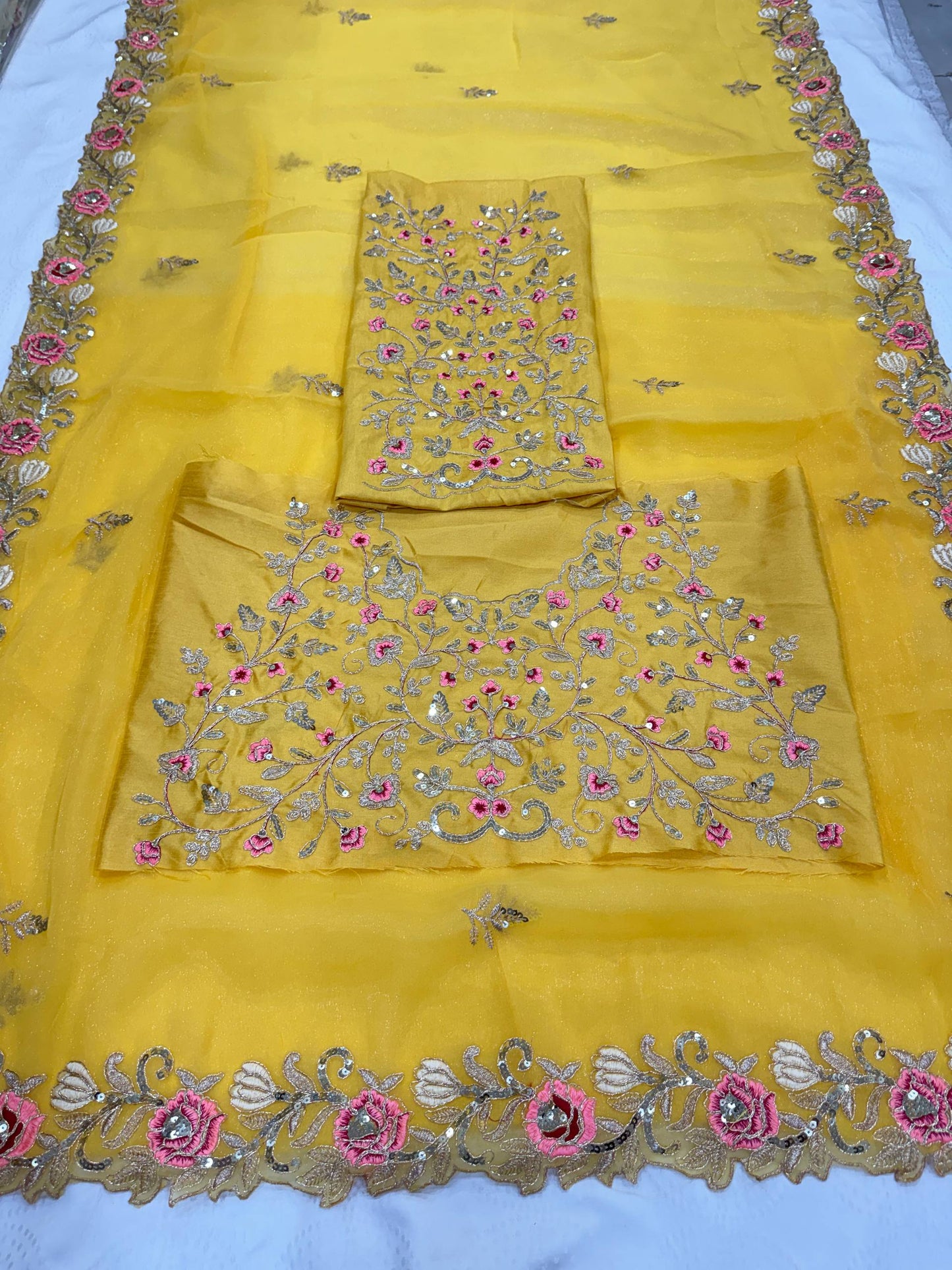 Latest Trending Party Wear Soft Chiffon Silk Saree