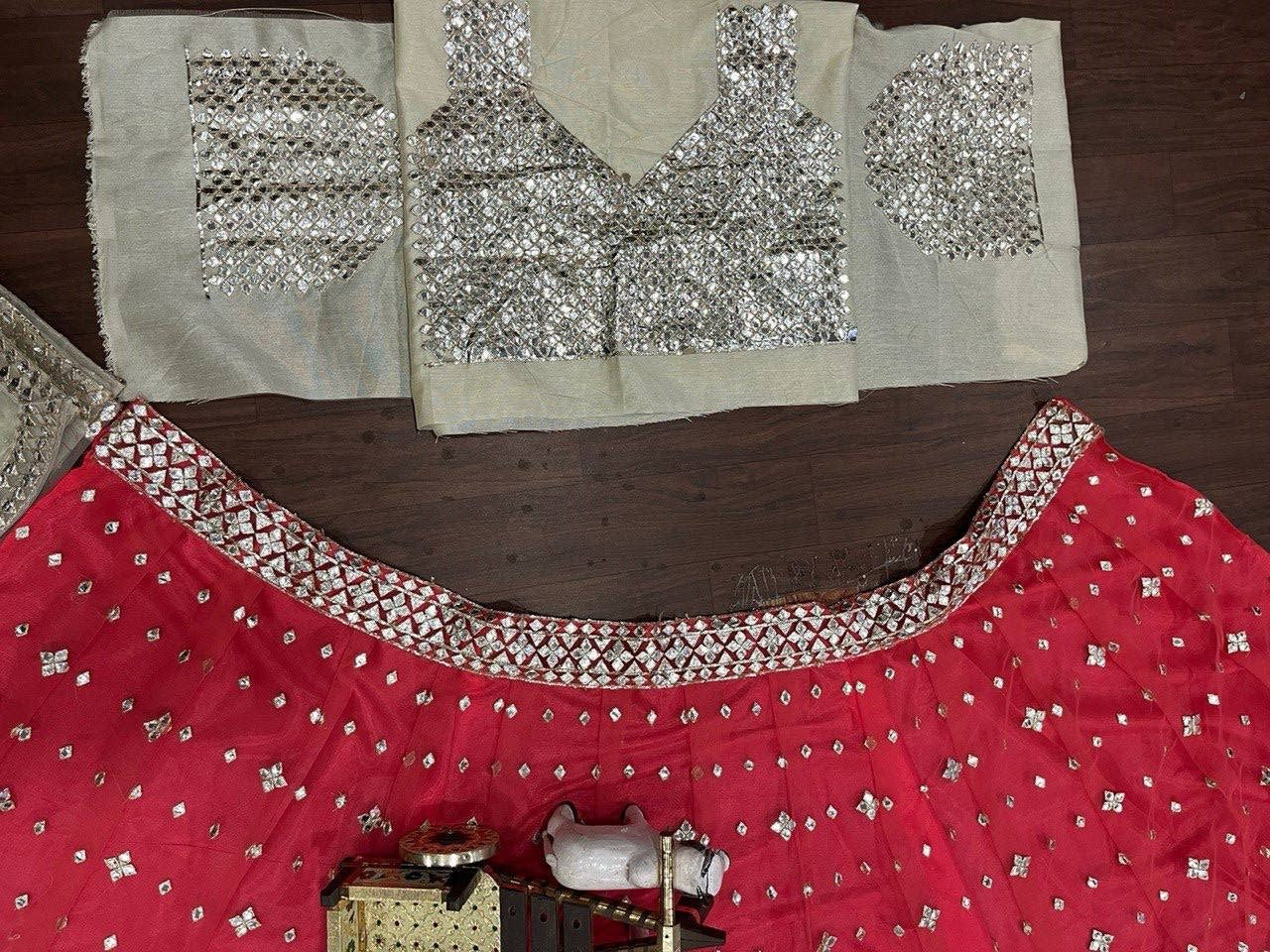 Pink Color Net Embroidered Lehenga Choli