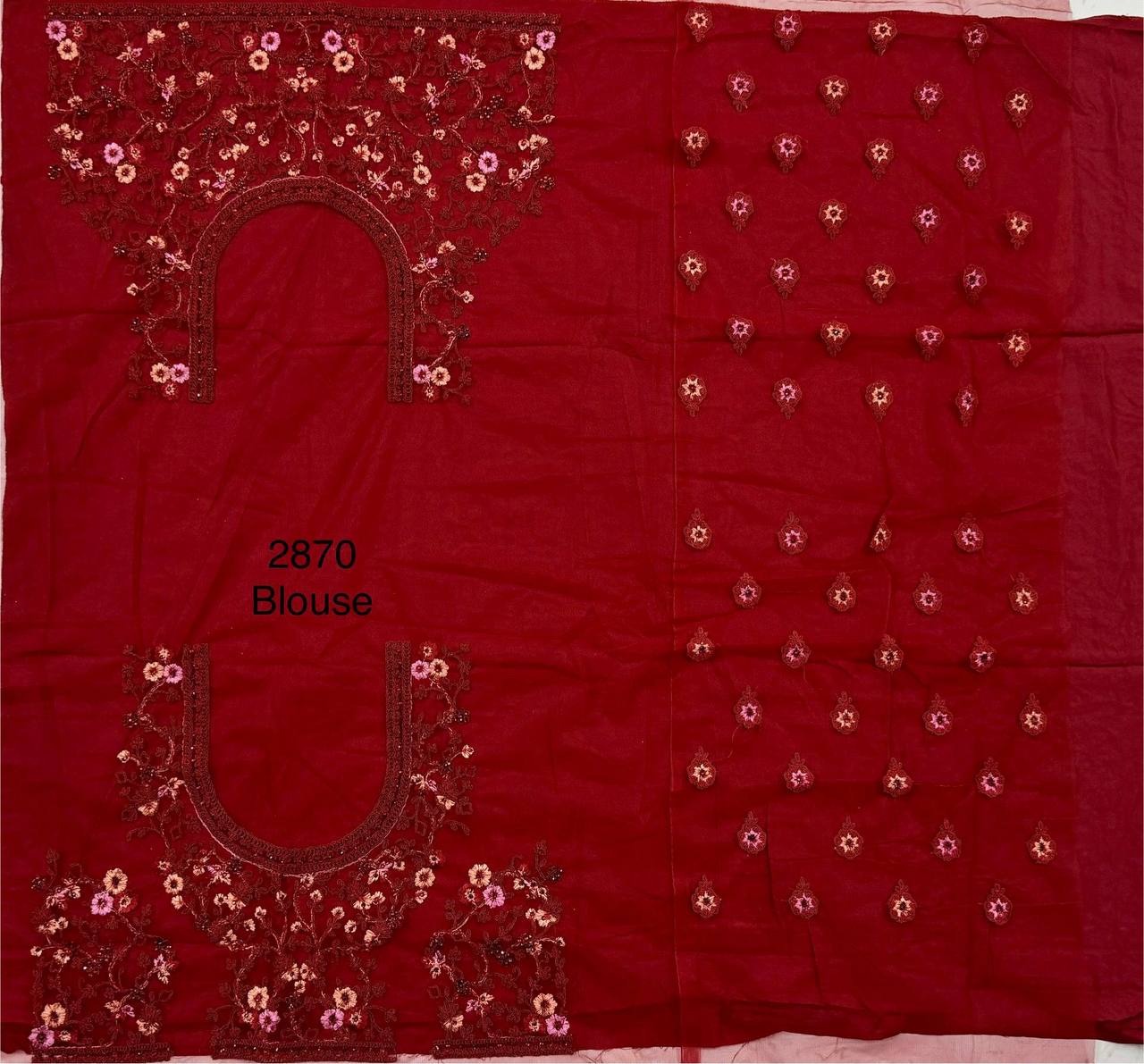 Wedding Wear Red Colour Embroidary And Daimond Worked Lehenga Choli
