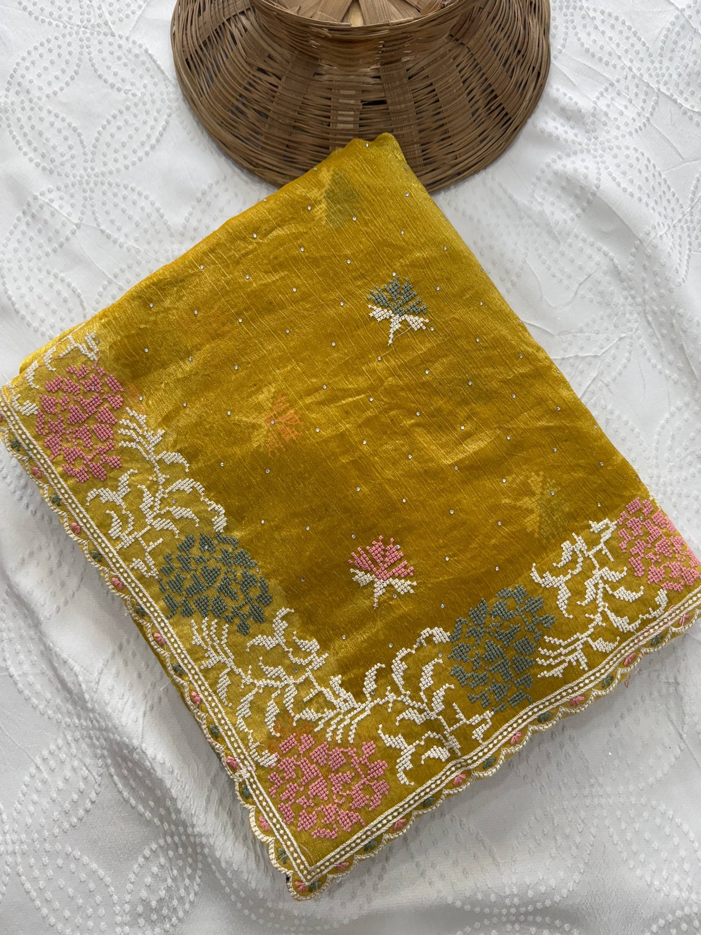 New Party Wear Soft Fendy Chiffon Silk Saree