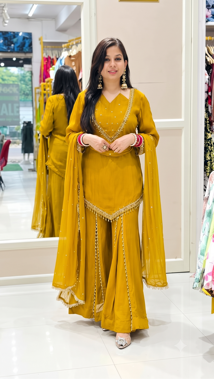 Festive Party Wear 3-Piece Suit Set