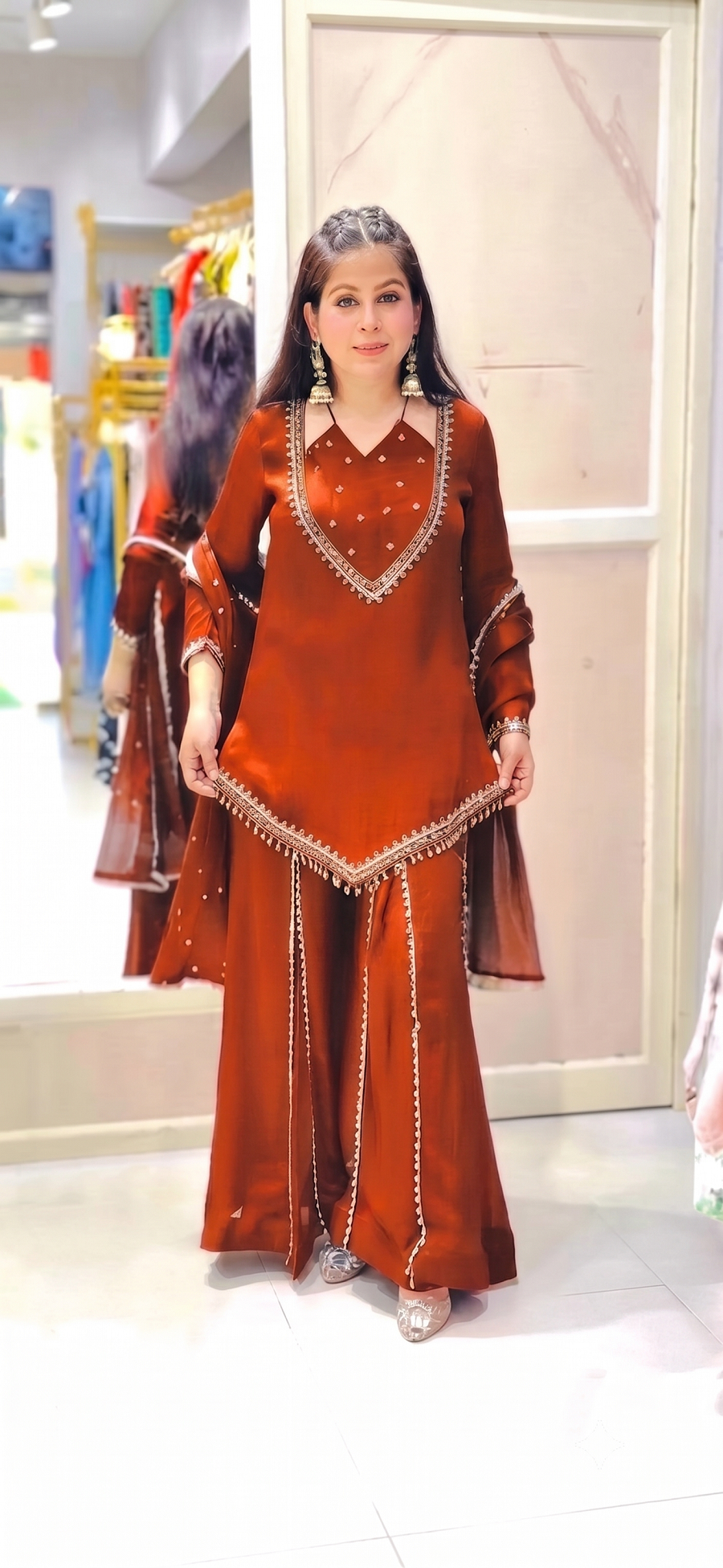 Festive Party Wear 3-Piece Suit Set