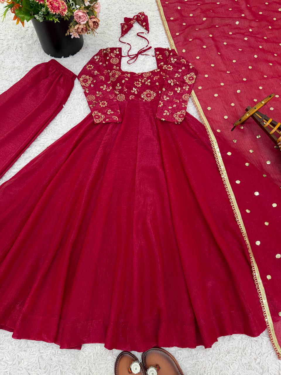 New Women's Latest Designer Party Wear Anarkali Suit