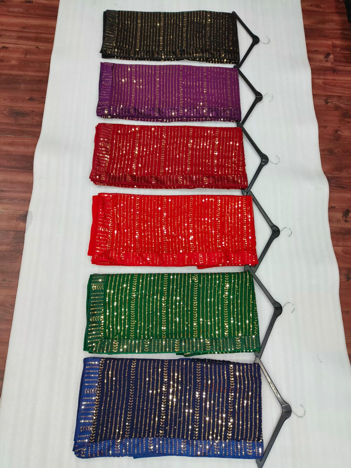 Lovely Georgette Full Sequence Work Saree