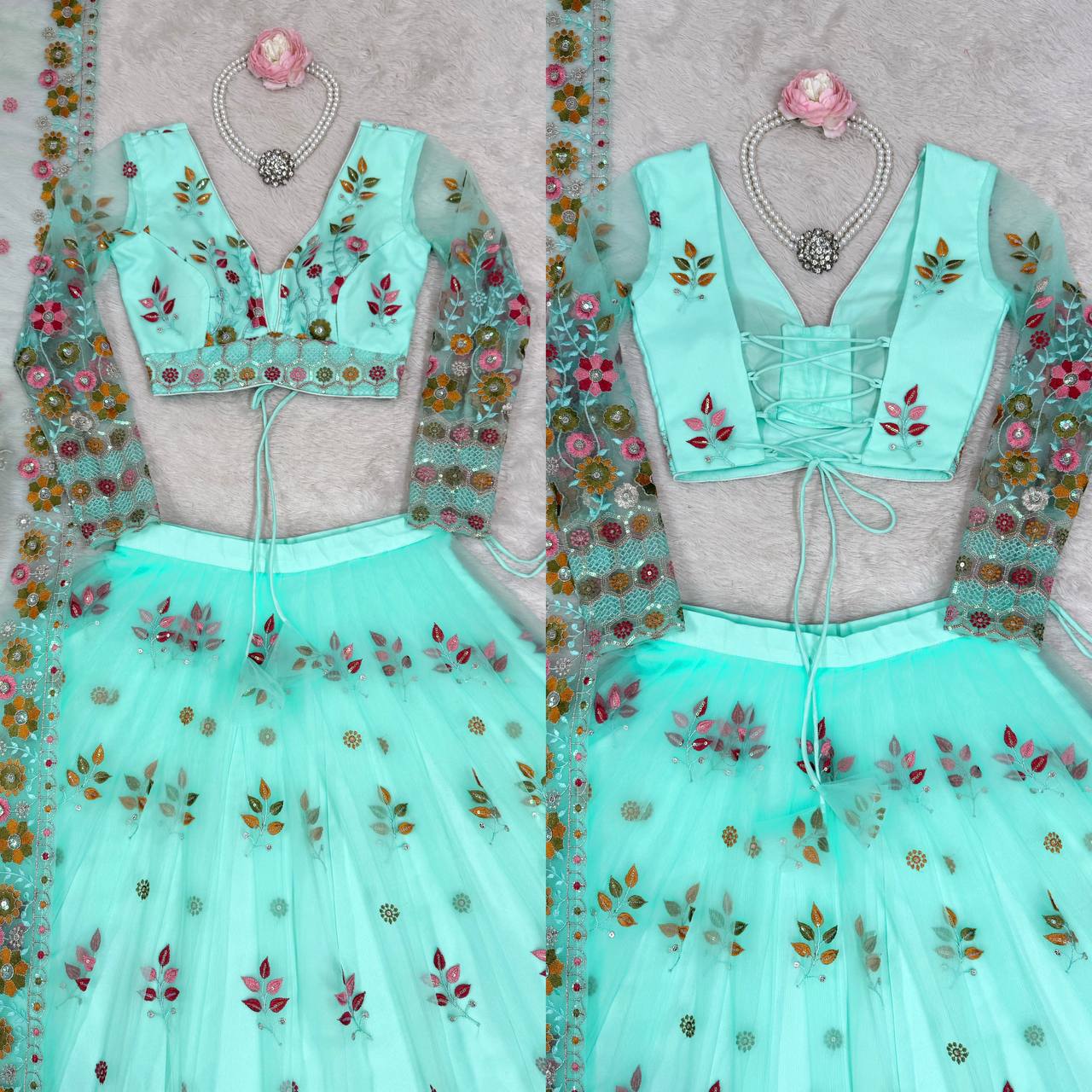 Soft Net Beauty Perfect for Every Occasion Lehenga Choli