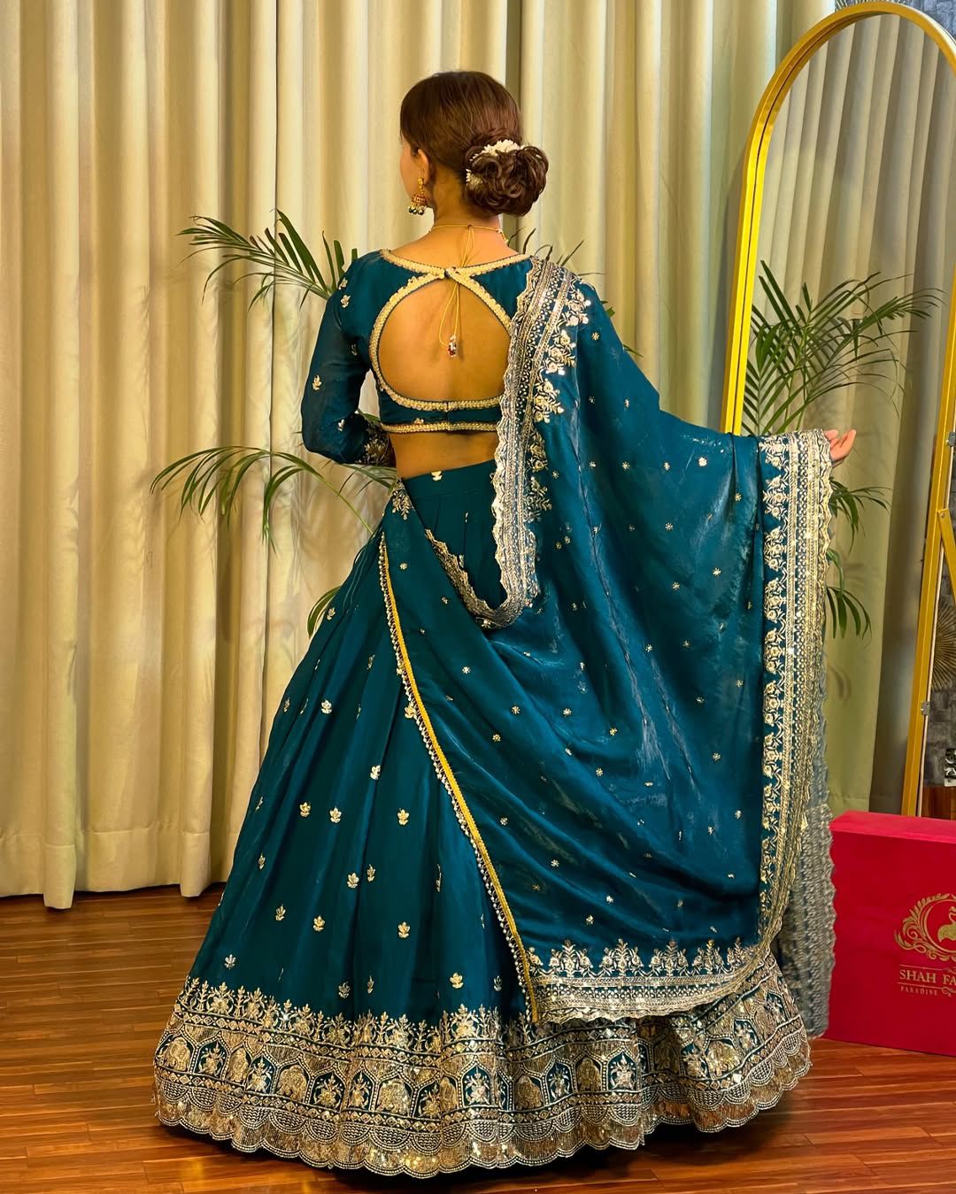 Rama Jimmi Chu Silk Embroidered Lehenga Choli