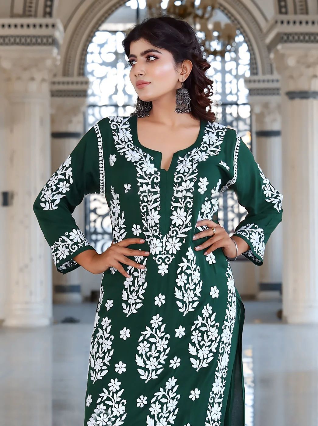 Amazing Thred Work Full Stiched Reyon Salwar Suit