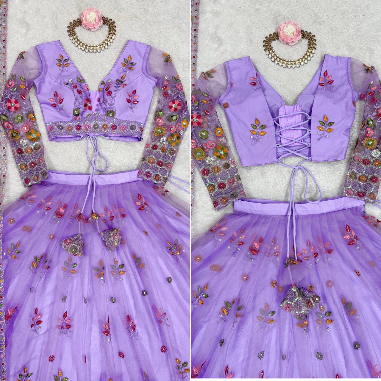 Soft Net Beauty Perfect for Every Occasion Lehenga Choli