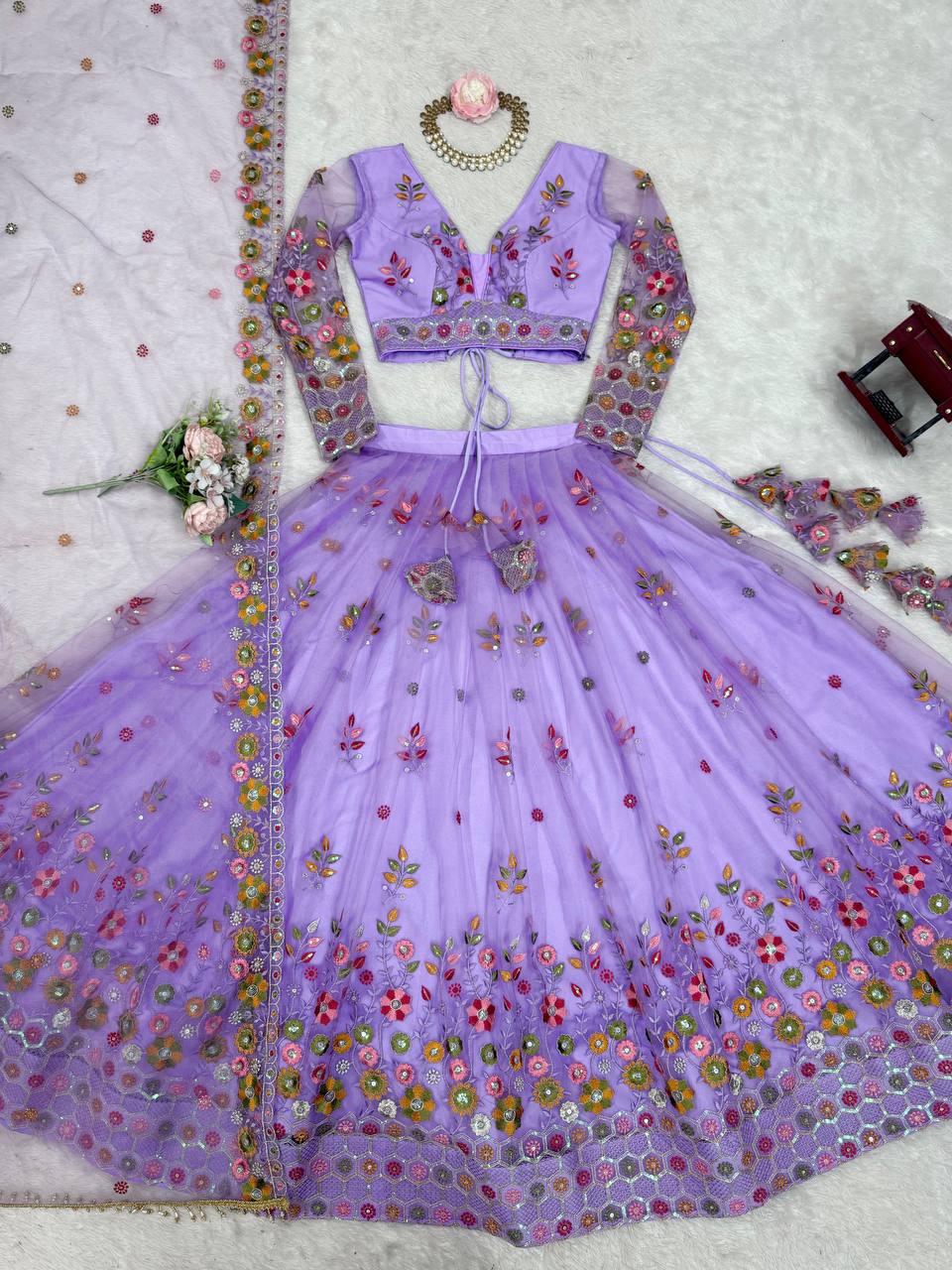 Soft Net Beauty Perfect for Every Occasion Lehenga Choli