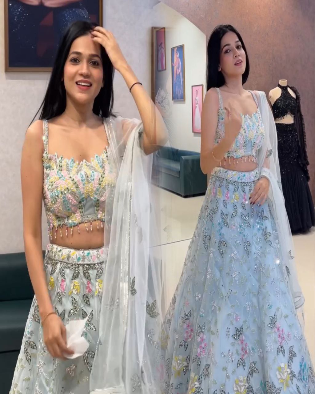 Carnival Speical Organza Silk Lehenga Choli