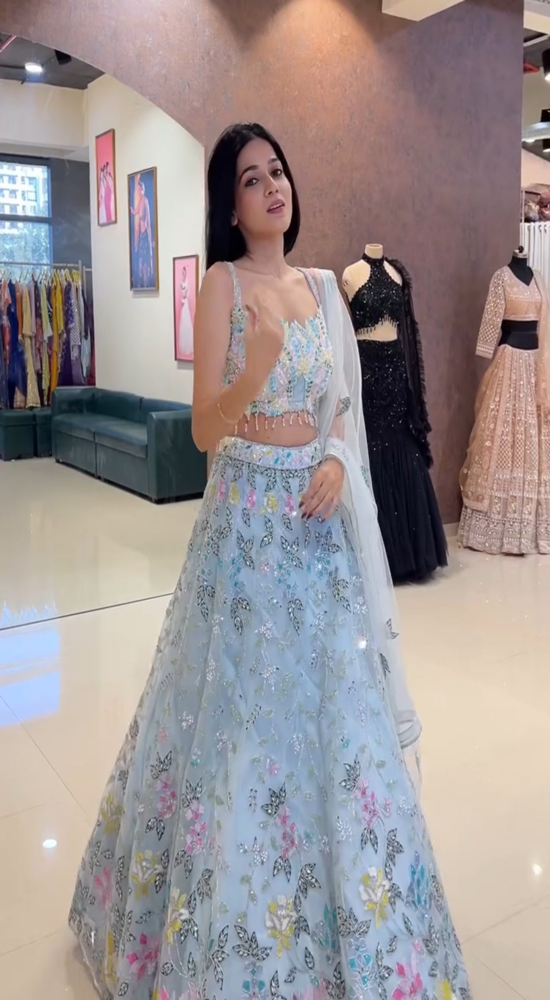 Carnival Speical Organza Silk Lehenga Choli