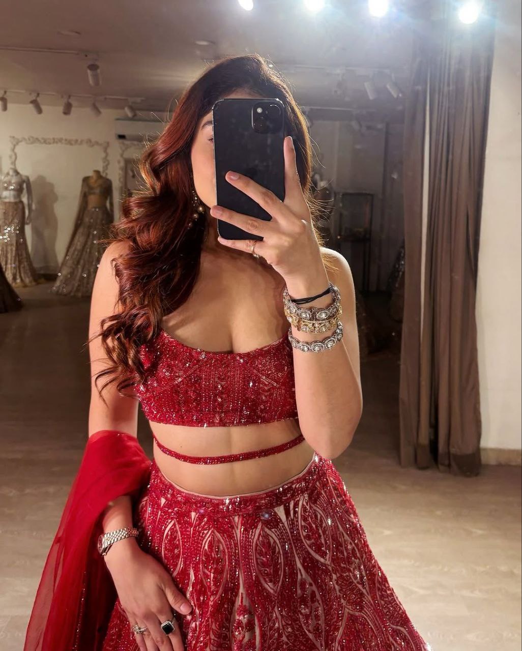 Maroon Coding Heavy Sequence Work Lehenga Choli