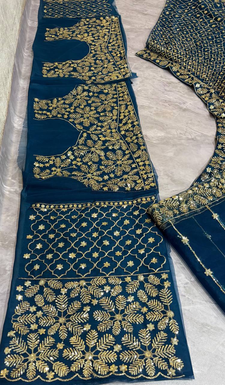 Morpinch Color Soft Net Lehenga Choli For Women
