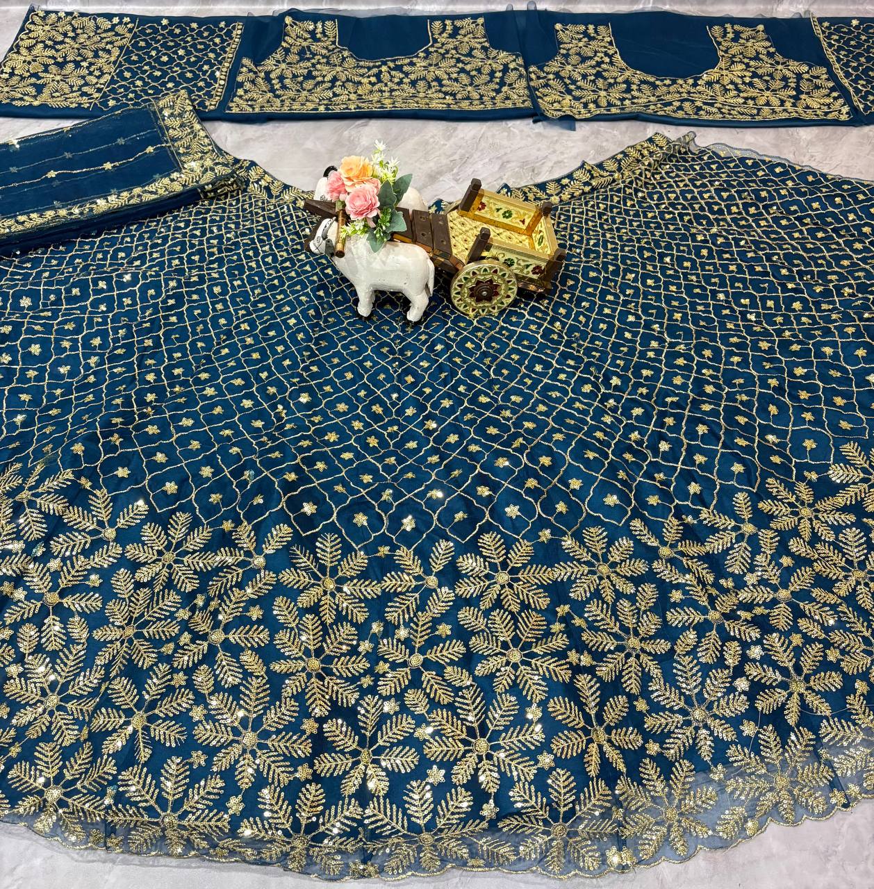Morpinch Color Soft Net Lehenga Choli For Women