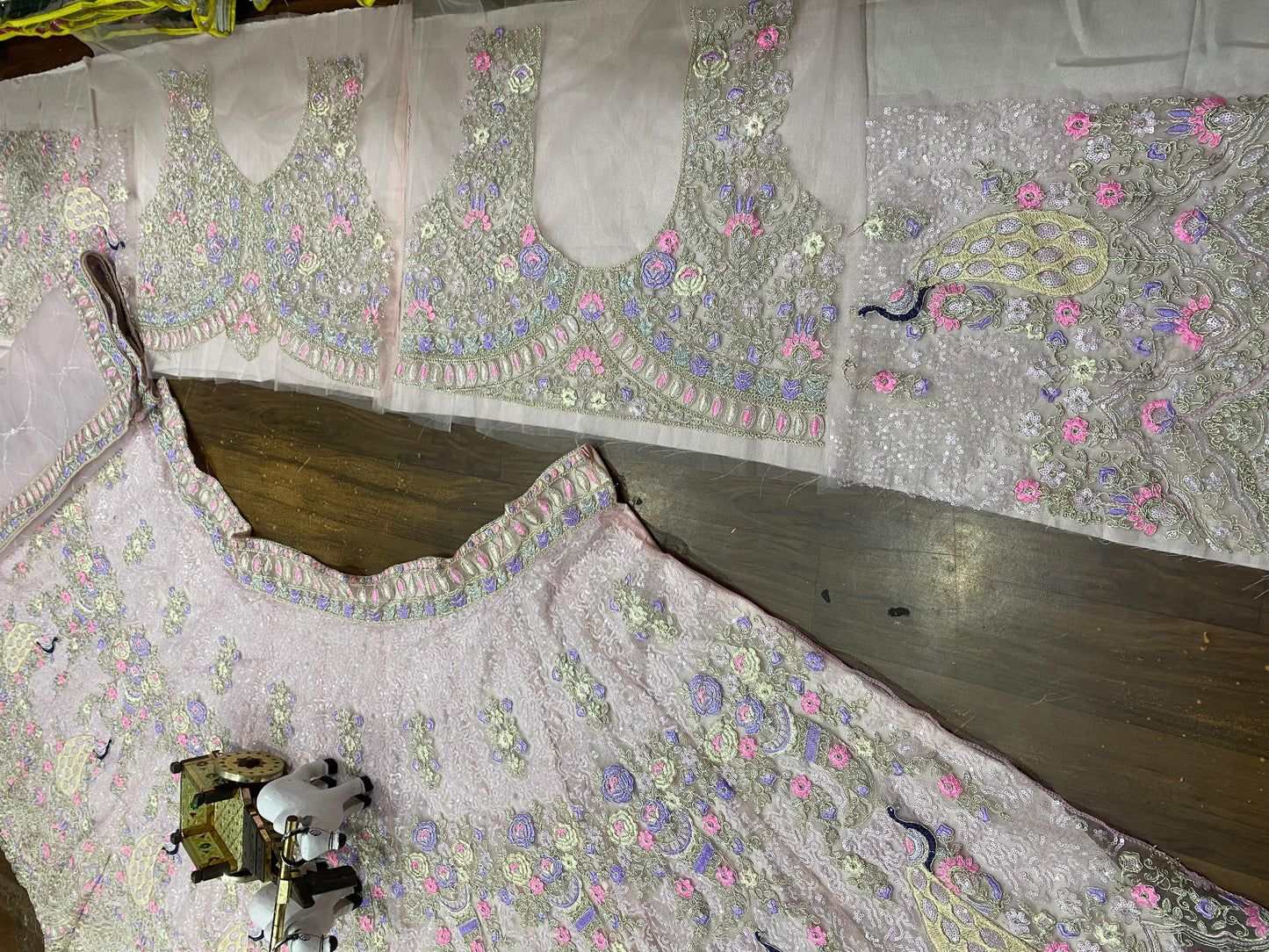 Wedding Wear Soft Net Coding Work Lehenga Choli