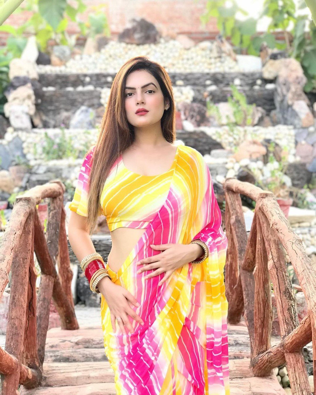 1 Minutes Ready To Wear Malay Silk Saree with Stitched Blouse