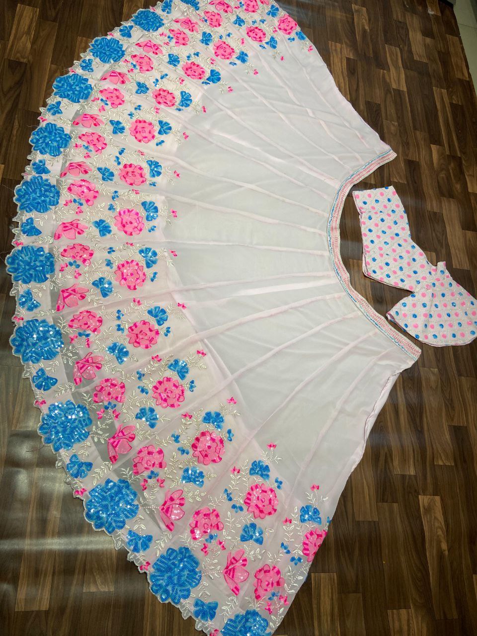 Floral Work Lehenga Choli