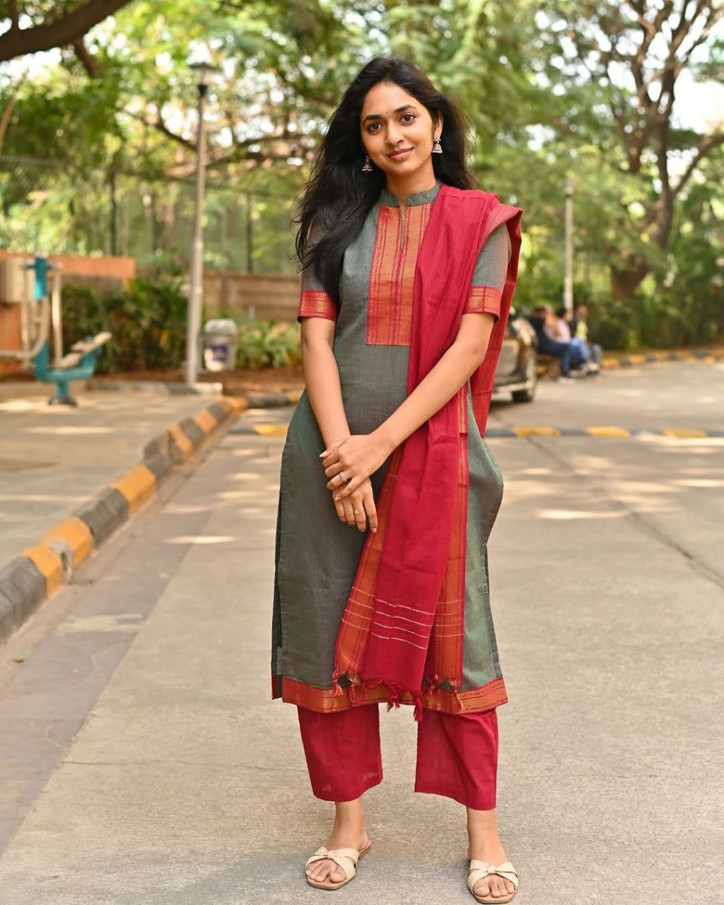 Daily Wear Pure kanchi Cotton Dress