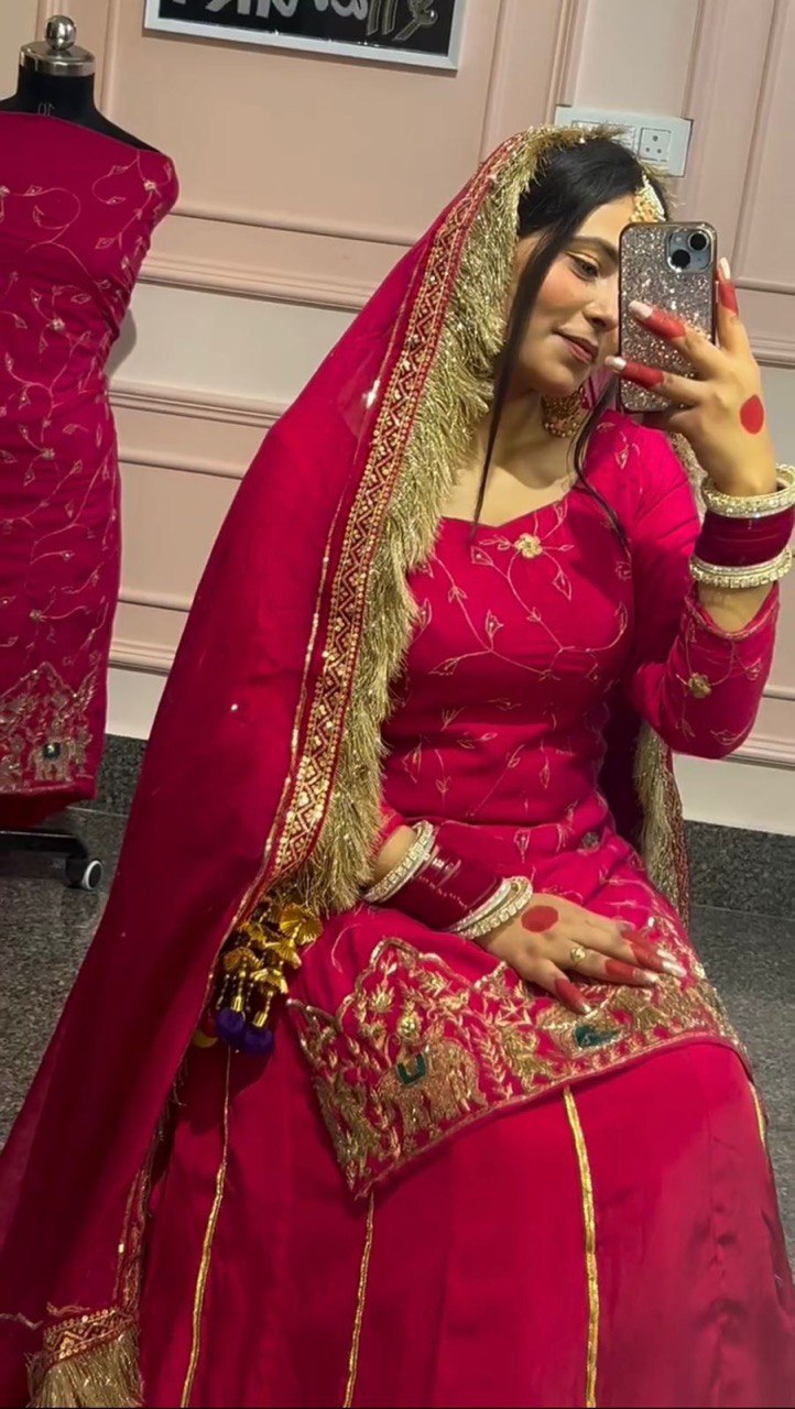 Designer Fully Stiched Lehenga Top With Dupatta 3 Colours