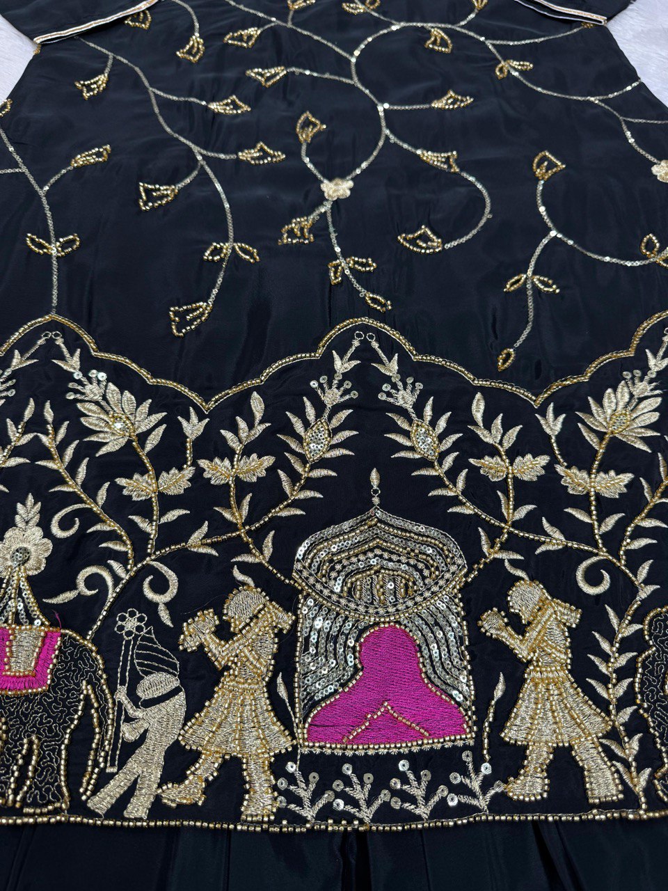 Designer Fully Stiched Lehenga Top With Dupatta 3 Colours