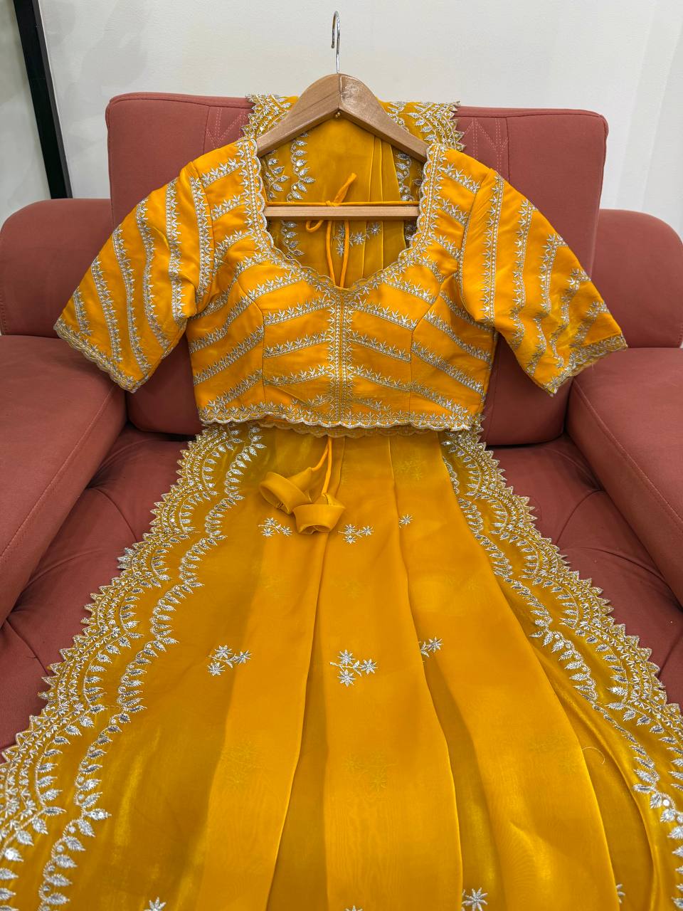 Wedding Wear Jimmi Chu Silk Sequence Work Saree