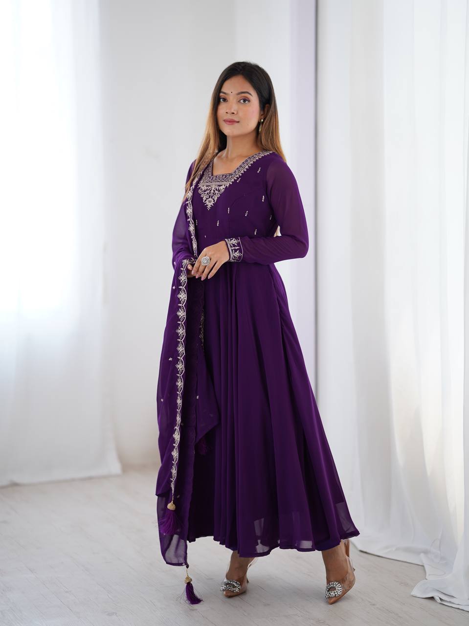 Wedding Wear Fully Stiched Anarkali Dress