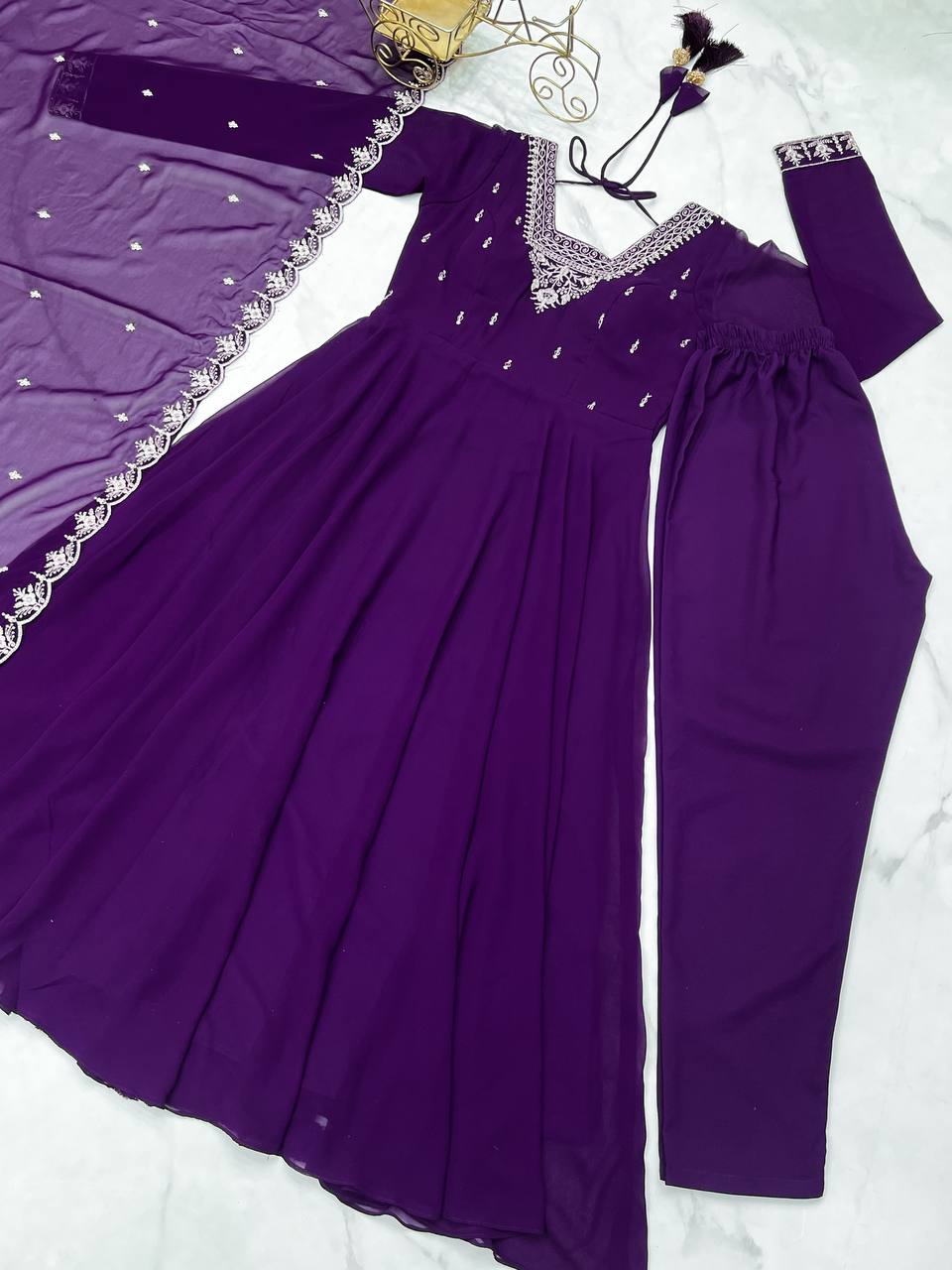 Wedding Wear Fully Stiched Anarkali Dress