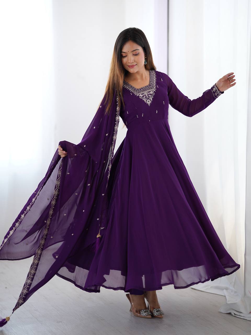 Wedding Wear Fully Stiched Anarkali Dress