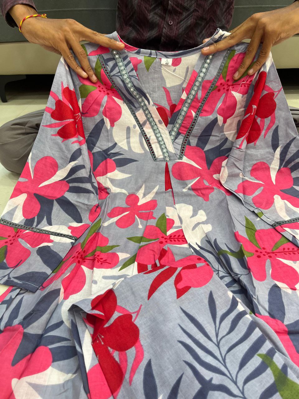Digital Print Cotton Co-ord Set 2 Colours