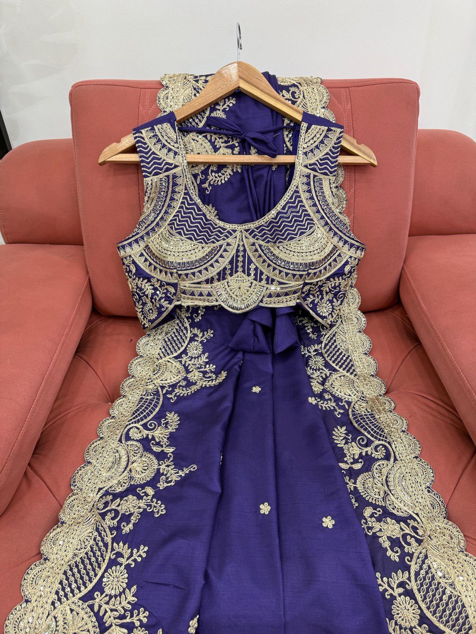 Designer Heavy Codding & Sequence Work Saree
