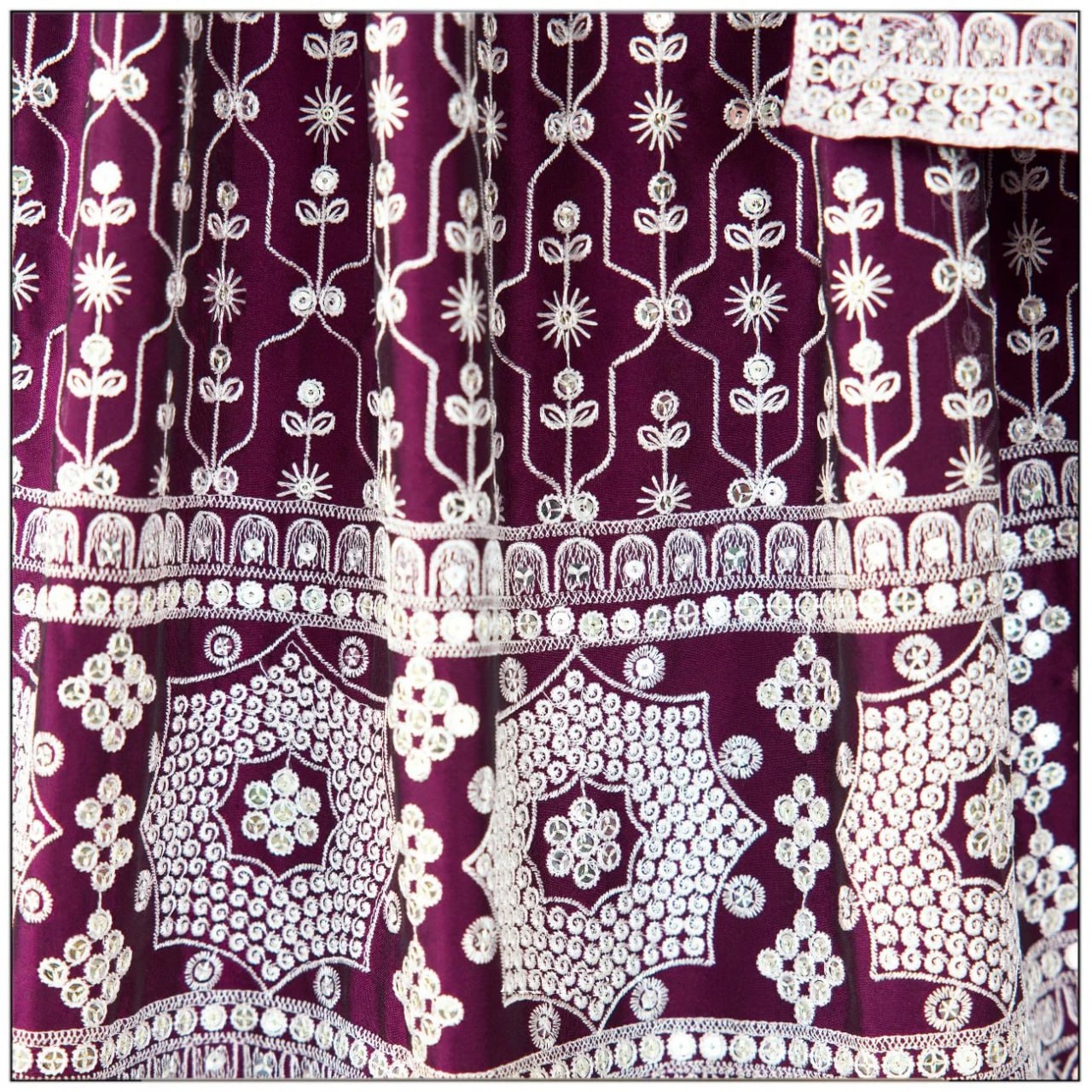 Wine Colour Embroidary And Sequence Worked Designer Lehenga Choli