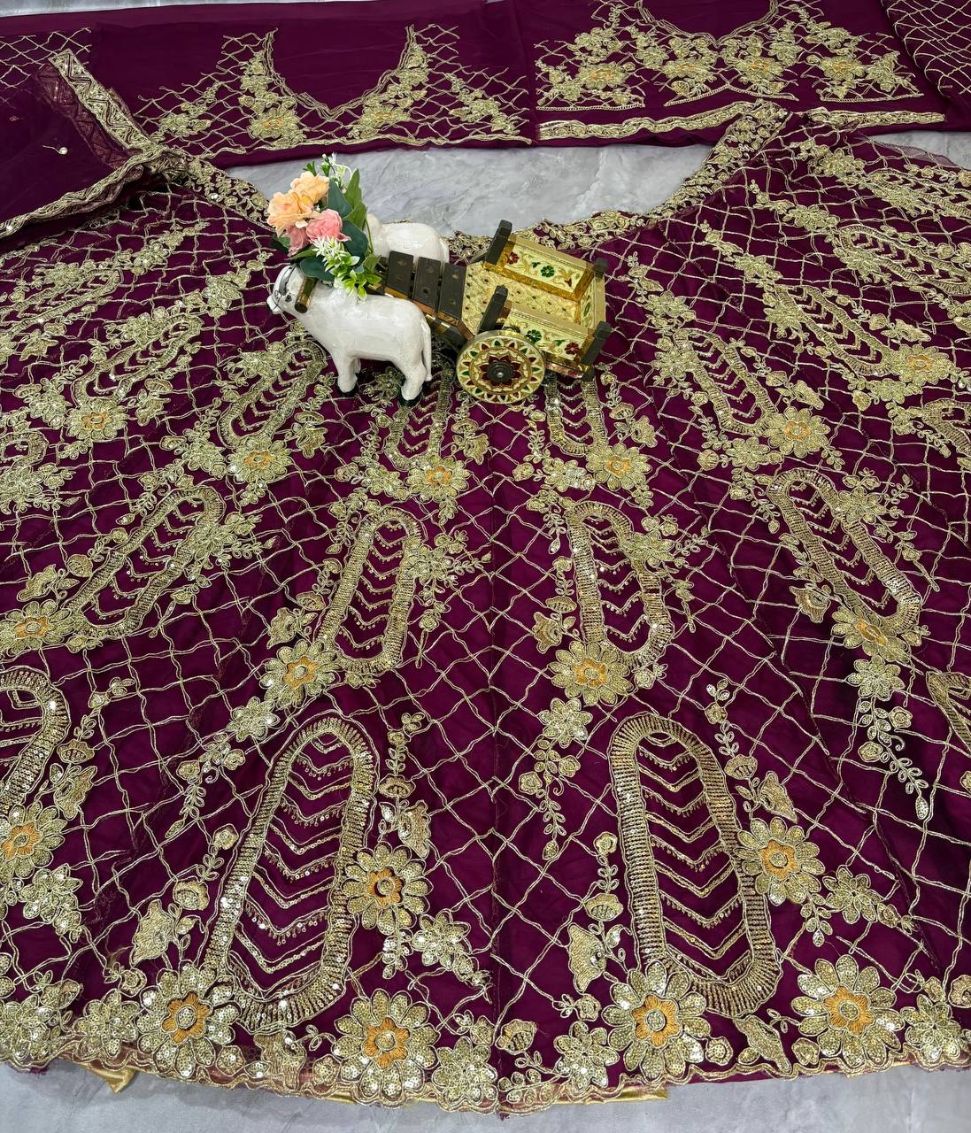 Wedding Wear Soft Net Codding & Sequins Work Semi Stitched Lehenga Choli