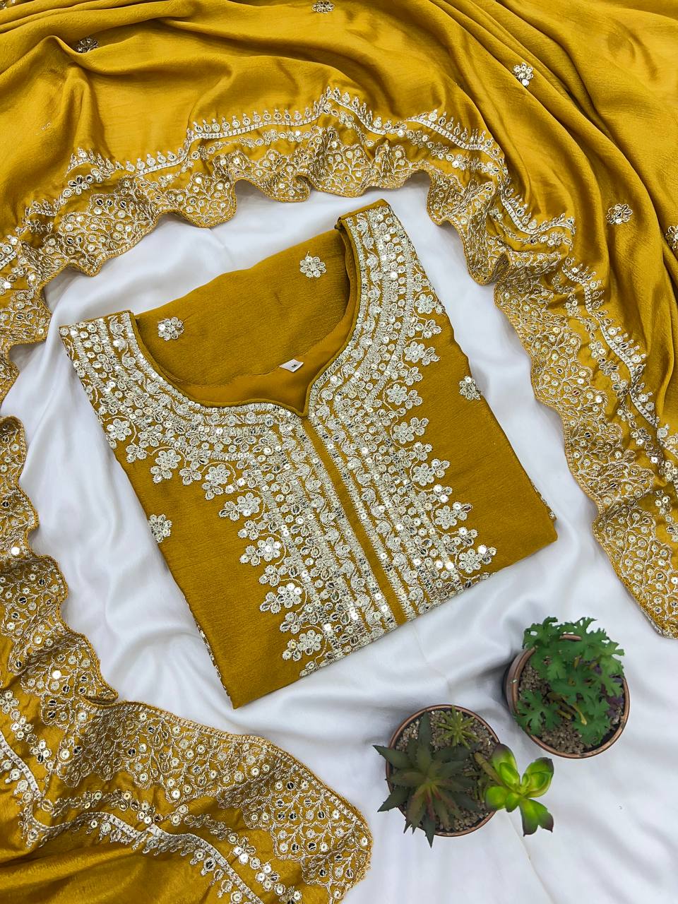 Rich Luking Ready to Wear Plazo Suit For All Function Wear