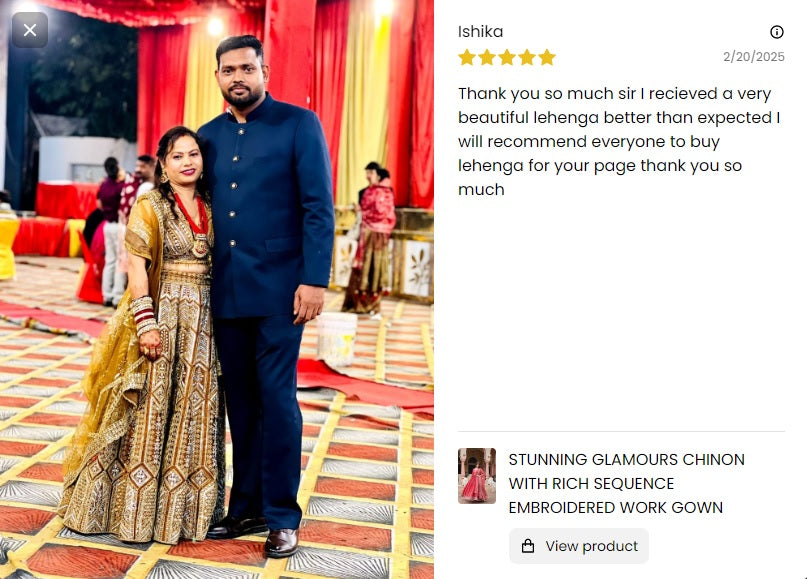 🙏With Happy Customer Review🎉✨ Wedding Wear Silk Embroidered Lehenga Choli