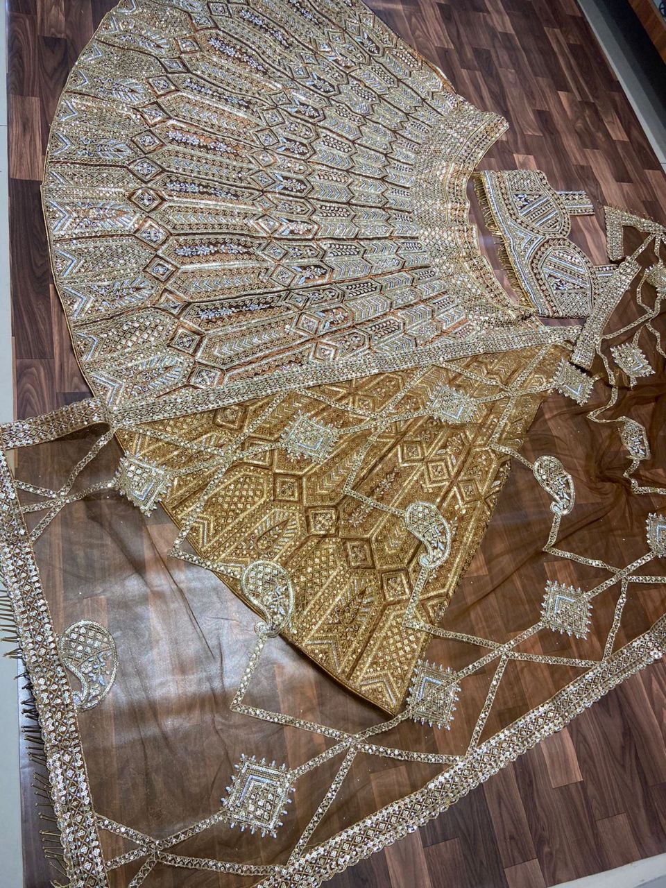 🙏With Happy Customer Review🎉✨ Wedding Wear Silk Embroidered Lehenga Choli