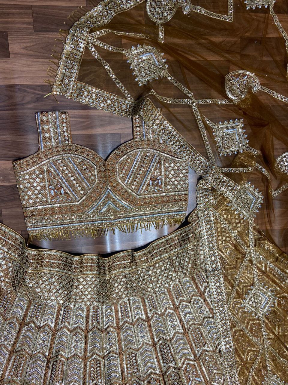 🙏With Happy Customer Review🎉✨ Wedding Wear Silk Embroidered Lehenga Choli