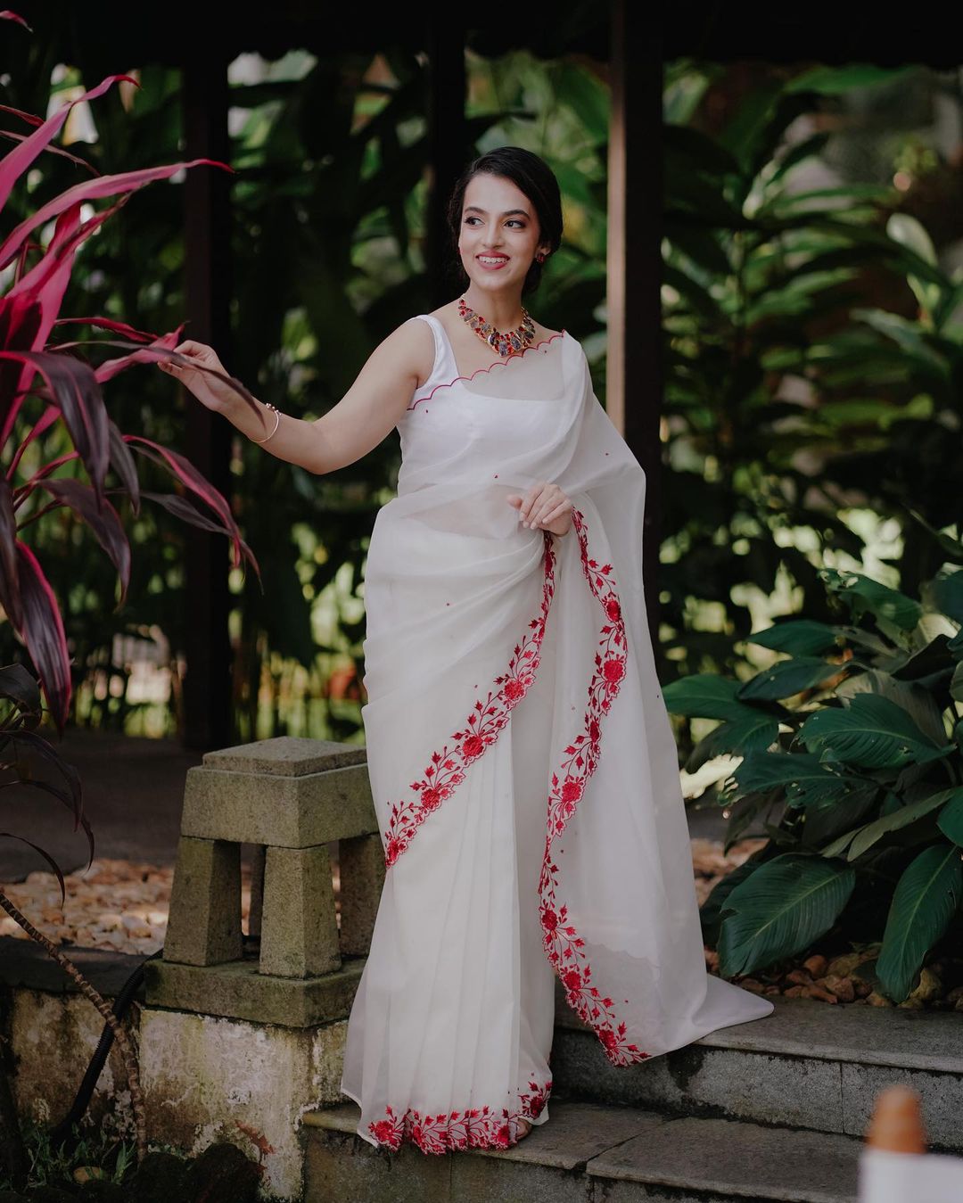 Wedding Wear Silk C Pallu Embroidered Designer Saree