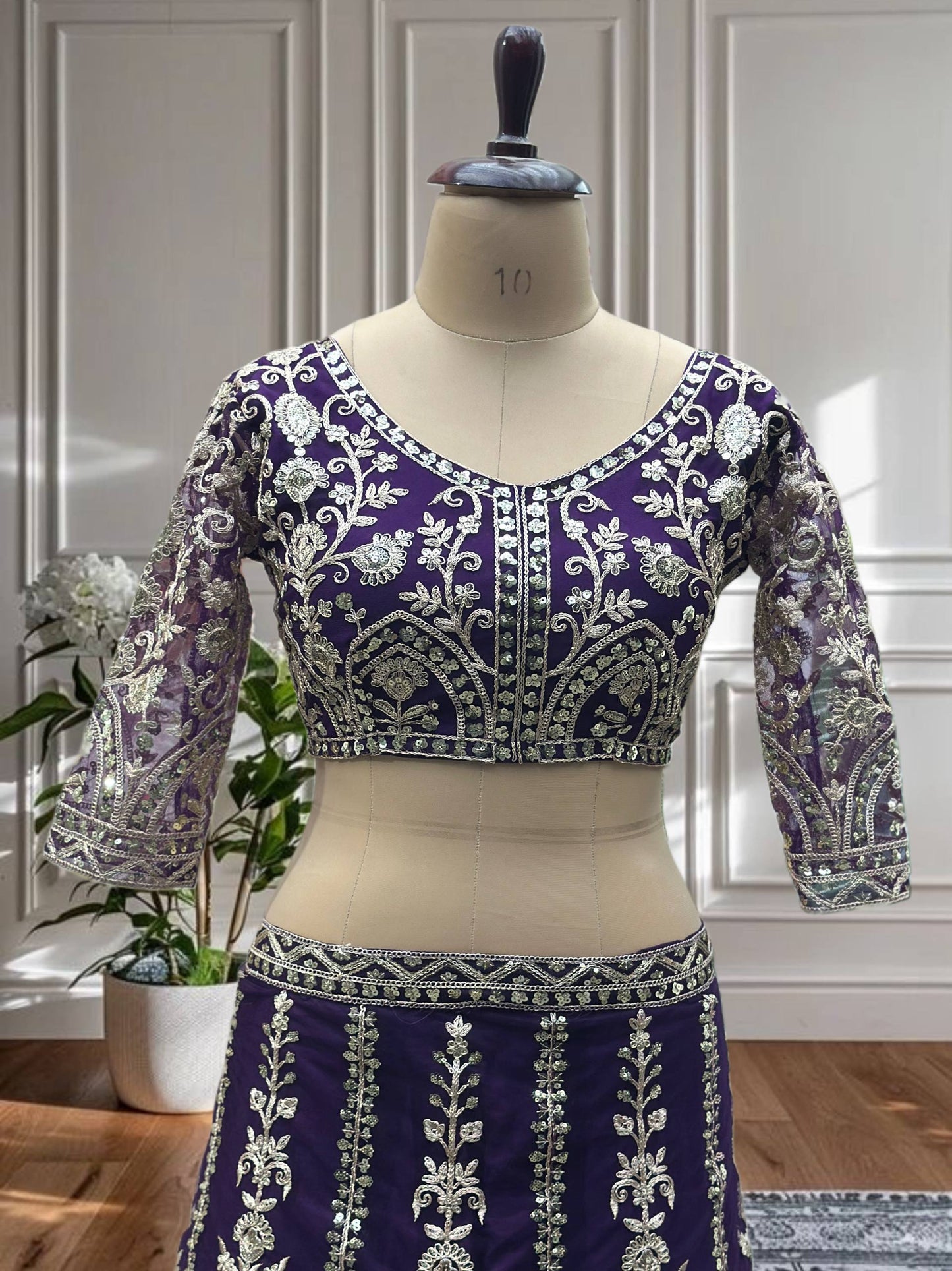 Wedding Special Soft Net Lehenga Choli with Codding Work