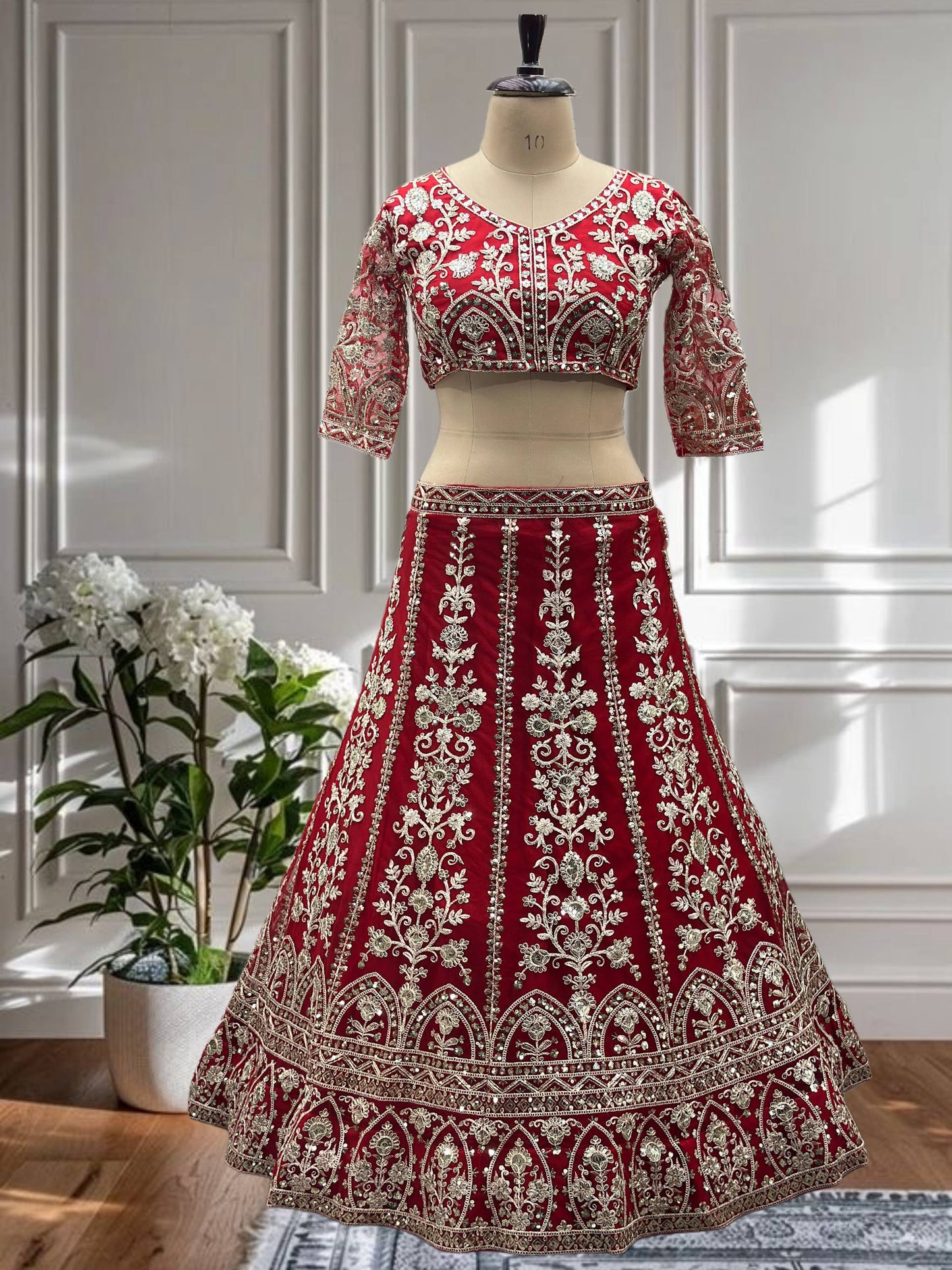 Wedding Special Soft Net Lehenga Choli with Codding Work