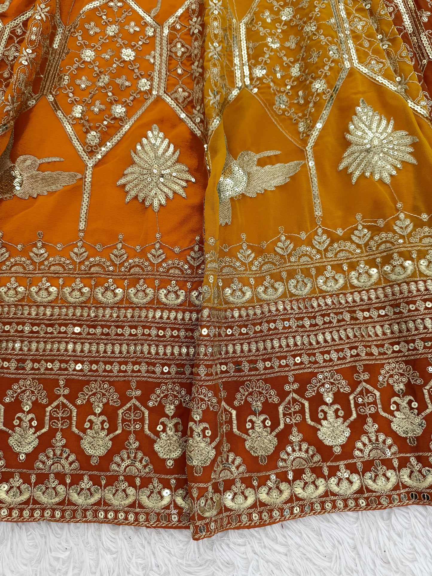 Function Wear Colorful Georgette Thread Sequence Work Lehenga Choli