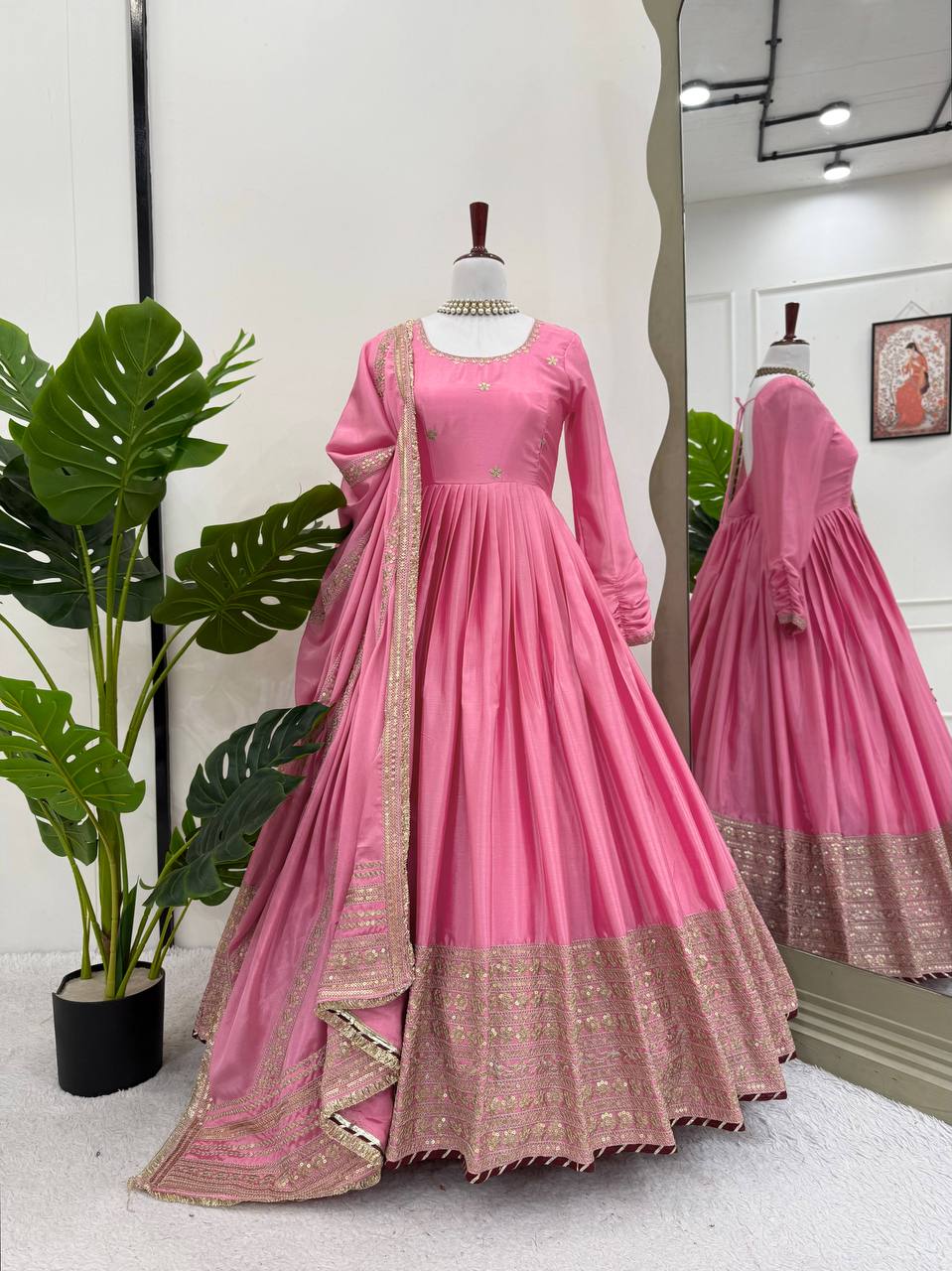 Attractive Designer Anarkali Suit For Festival Wedding Season