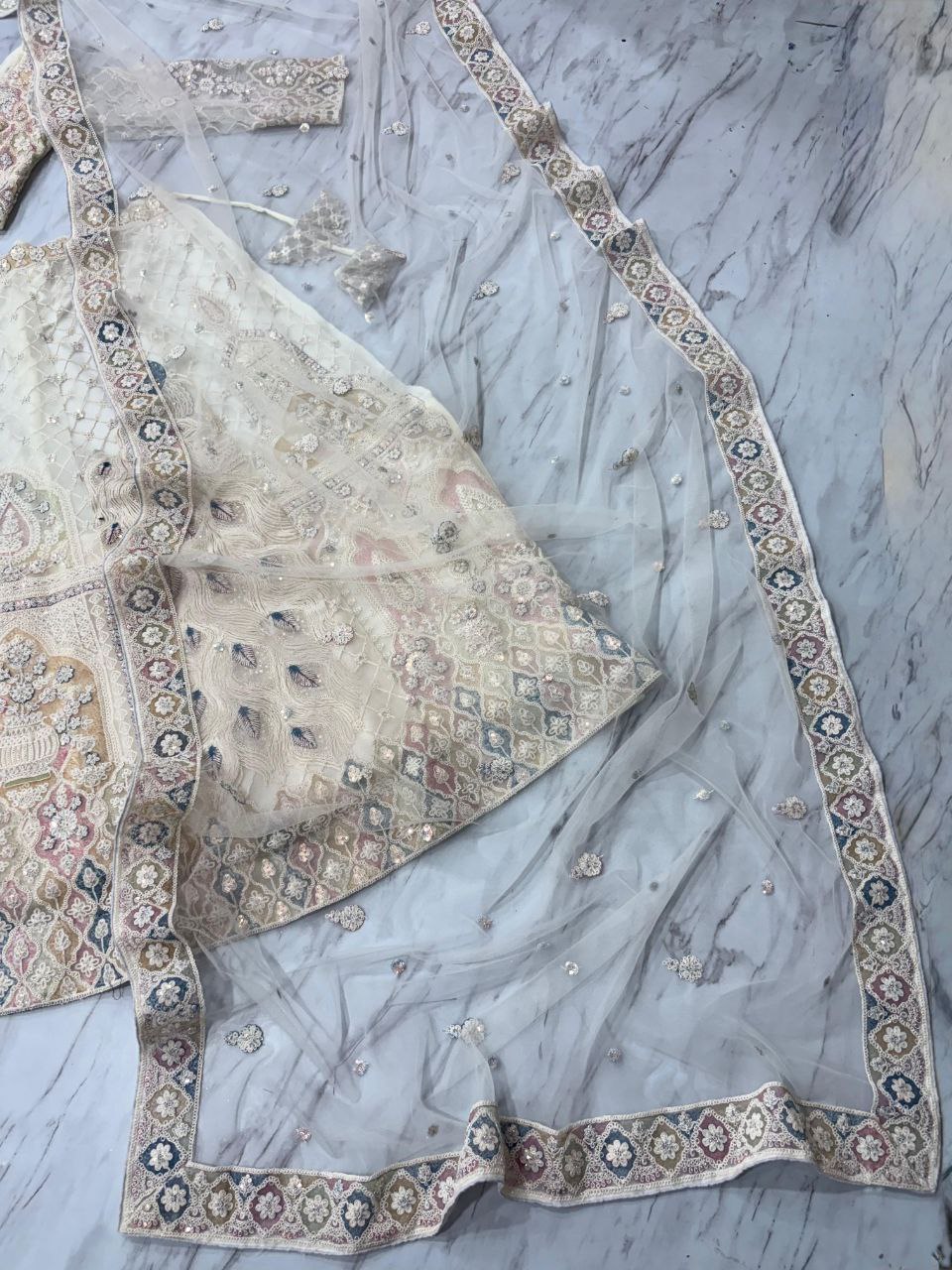 Wedding Wear Peacock Lehenga Choli