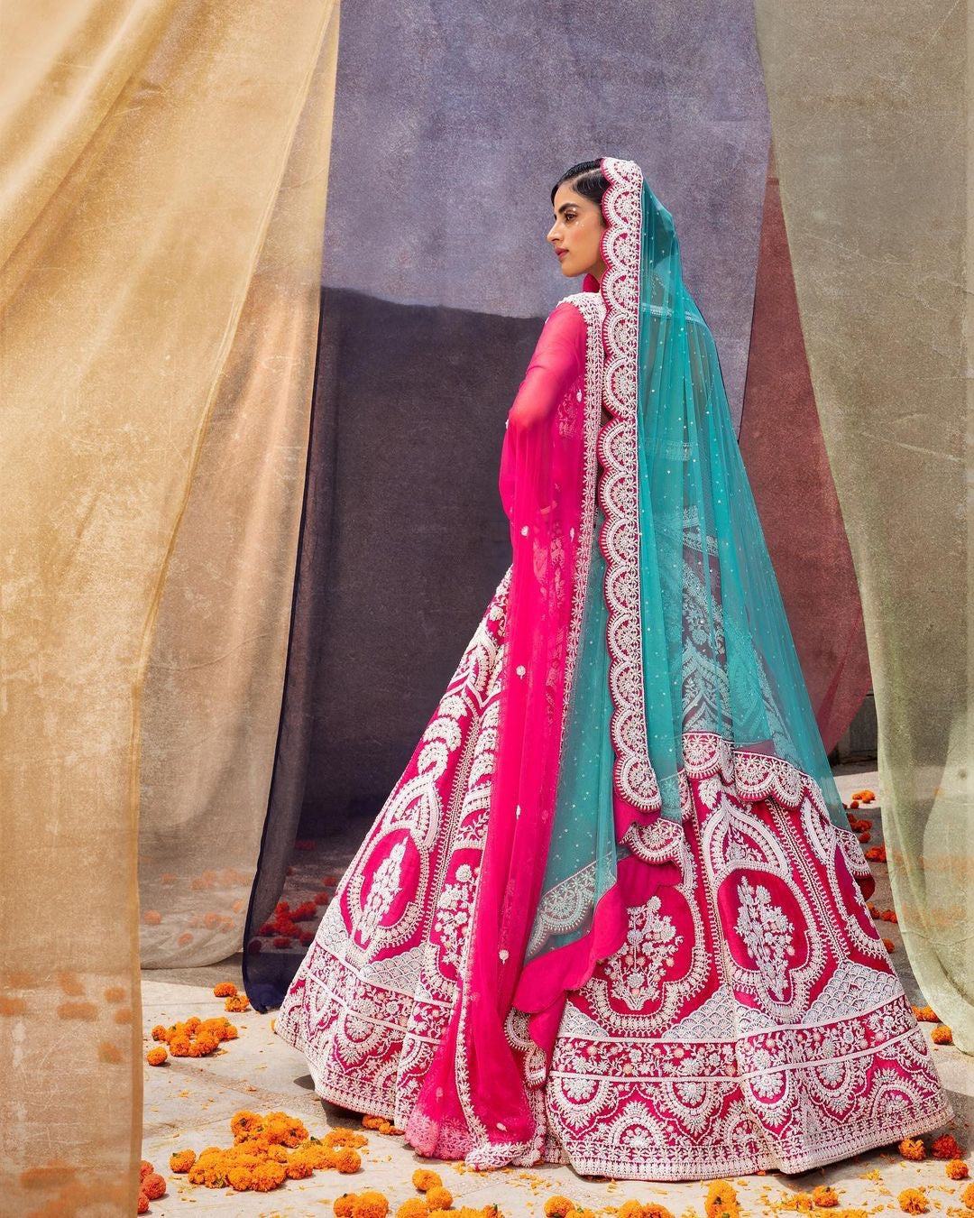 Function Wear Wear Rani Pink Color Tapeta Heavy Coading Work Lehenga Choli For Women