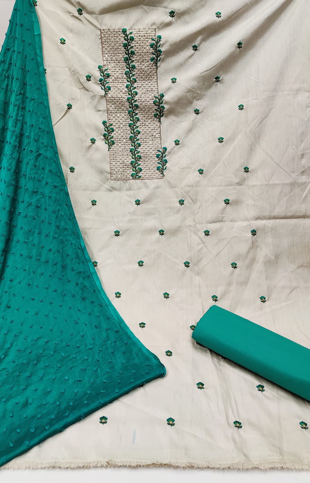 Imperial Art Silk Embroidered Work Casual Wear Salwar Suit